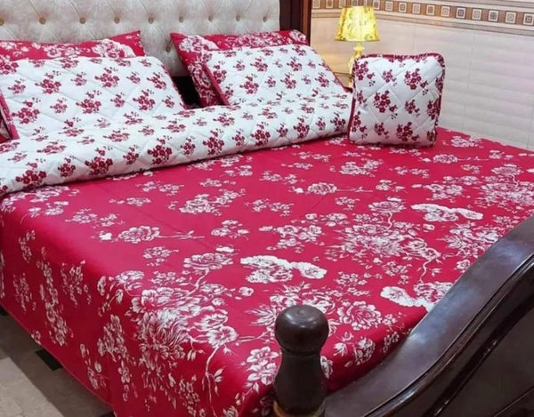 Comforter Set Stylish 7pcs cotton Salonica printed