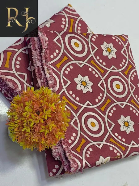 2 pcs Unstitched cotton lawn by RJ RJ Kollection