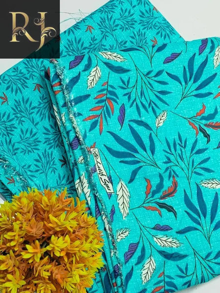 2 pcs Unstitched cotton lawn by RJ RJ Kollection