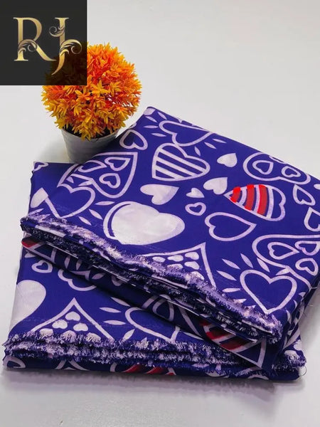 2 pcs Unstitched cotton lawn by RJ RJ Kollection