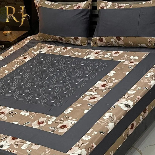 3 Pcs Double Bedsheet RJ Kollection