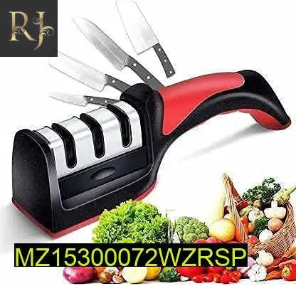 3-in-1 Professional Handheld Stainless Steel Knife Sharpener - RJ Kollection 1199.00  RJ Kollection 