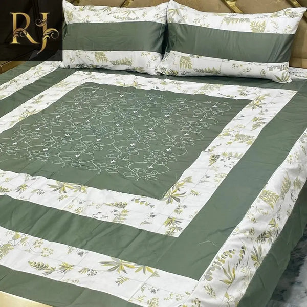 3 pcs Double size bedsheet RJ Kollection