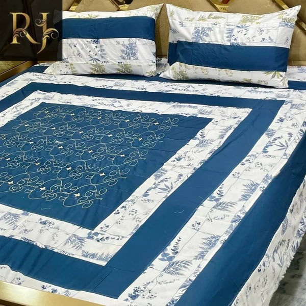 3 pcs Double size bedsheet RJ Kollection