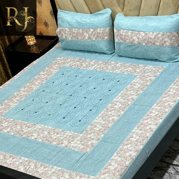 3 pcs double size bedsheet RJ Kollection