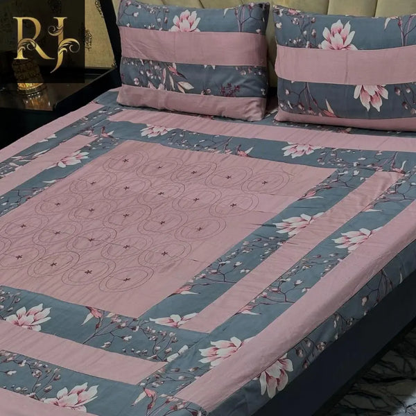 3 pcs double size bedsheet RJ Kollection