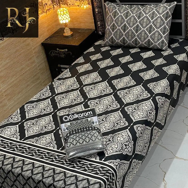 4 pcs single bedsheets  by RJ RJ Kollection