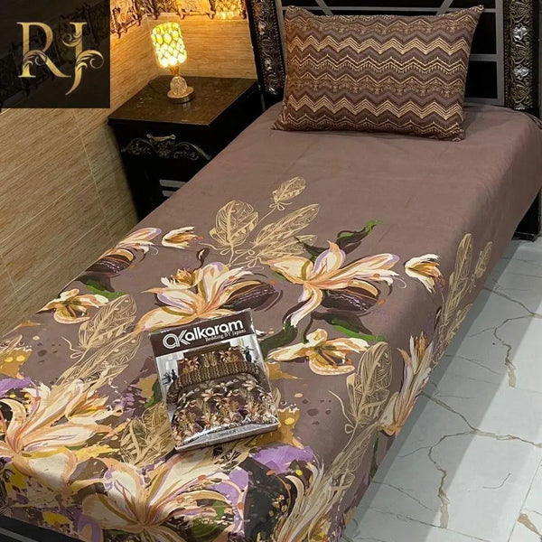 4 pcs single bedsheets  by RJ RJ Kollection