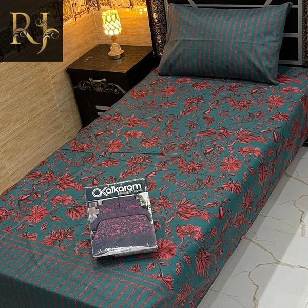 4 pcs single bedsheets  by RJ RJ Kollection