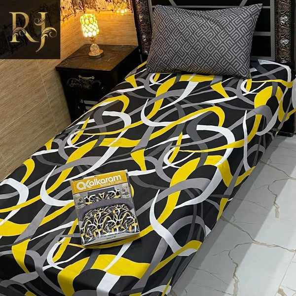 4 pcs single bedsheets  by RJ RJ Kollection