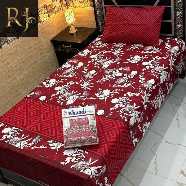 4 pcs single bedsheets  by RJ RJ Kollection