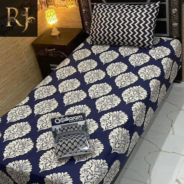 4 pcs single bedsheets  by RJ RJ Kollection