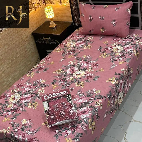 4 pcs single bedsheets  by RJ RJ Kollection