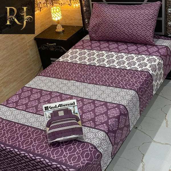 4 pcs single bedsheets  by RJ RJ Kollection