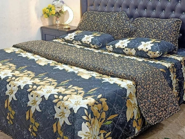 Comforter Set Stylish 7pcs cotton Salonica printed
