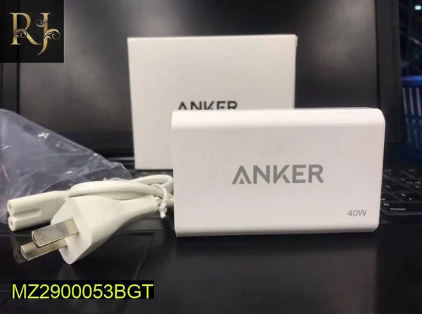 Anker 40W Charger: Empower Your Devices with High-Speed Charging, & Advanced PowerIQ Technology for Efficient & Reliable Performance - RJ Kollection 999.00  RJ Kollection 