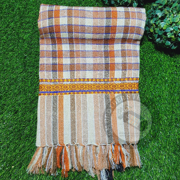 Kids Cotton Check shawl- RJ