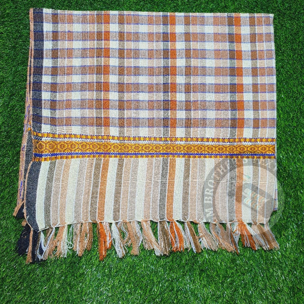 Kids Cotton Check shawl- RJ