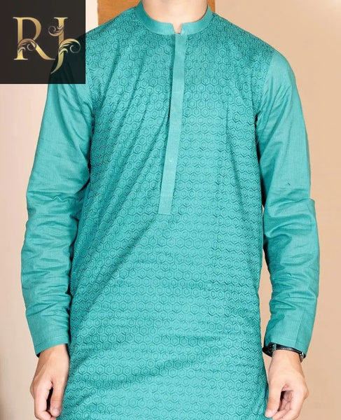 Boys Cotton Embroided Kurta RJ Kollection