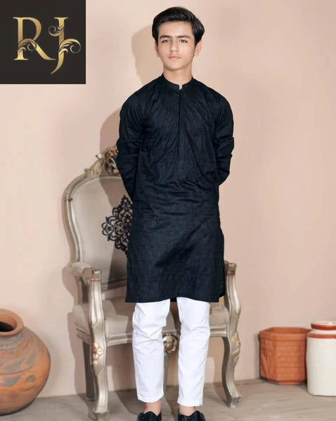 Boys Embroided Cotton kurta RJ Kollection