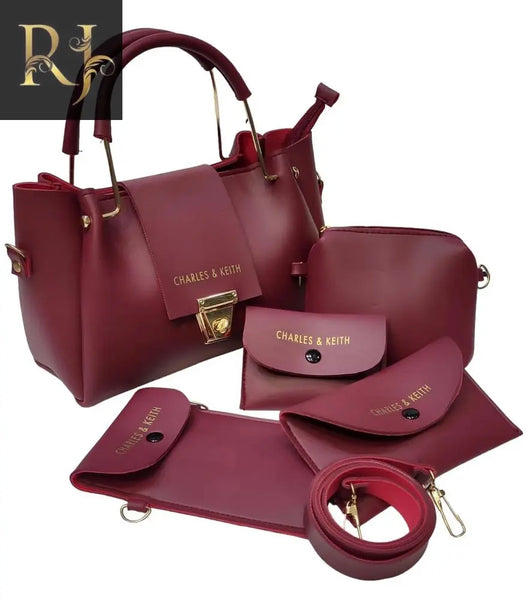 Charles and keith womens 5 pcs handbag RJ Kollection