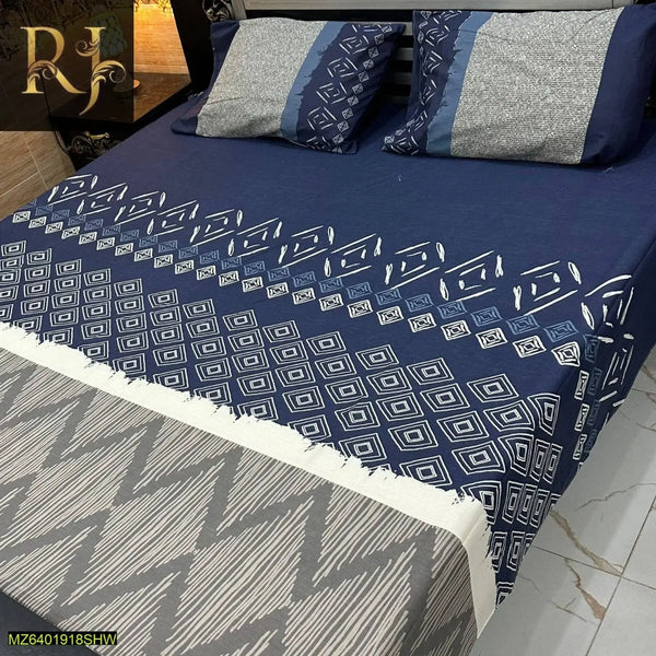 Cotton Bedsheet 3 Piece - RJ Kollection 1899.00  RJ Kollection 