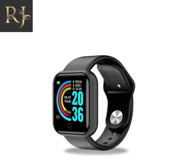 D20 Smart Watch - Your Ultimate Companion for a Connected Lifestyle - RJ Kollection 1950.00  RJ Kollection Black