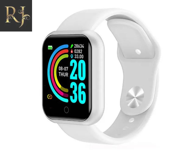 D20 Smart Watch - Your Ultimate Companion for a Connected Lifestyle - RJ Kollection 1950.00  RJ Kollection White