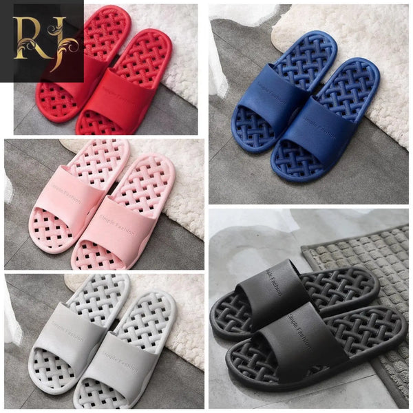 Home Slippers Bathroom Men And Women Indoor Soft Bottom Flip Flops (random Colors) - RJ Kollection 1099.00  RJ Kollection 