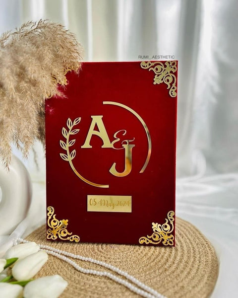 Customized Nikkah Booklet with Pen