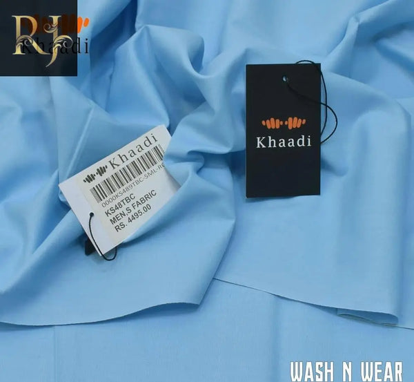 Khaadi Mens wash n wear plain suit RJ Kollection