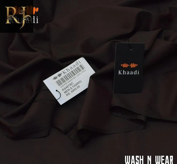 Khaadi mens wash n wear plain suit RJ Kollection