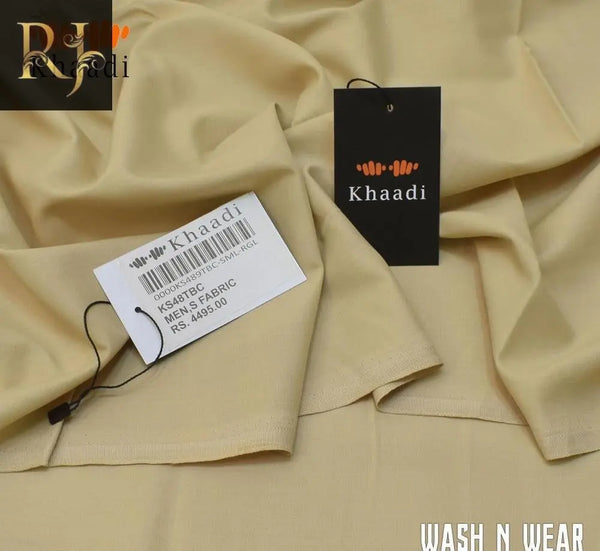 Khaadi mens wash n wear plain suit RJ Kollection