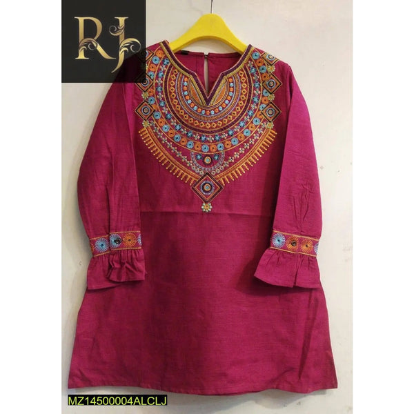 Khaddar Embroidered Kurta for Kids - Elevate Their Style with Traditional Elegance - RJ Kollection 2099.00  RJ Kollection 