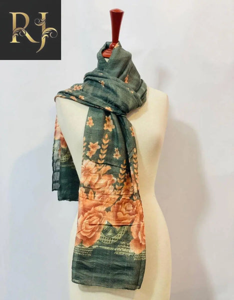 Lawn Printed Double border - RJ Kollection 1099.00  RJ Kollection 