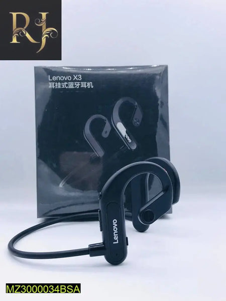 Lenovo X3 Bluetooth Headphone: Elevate Your Audio Experience with Premium Sound Quality, Wireless Freedom, & Long Battery Life - RJ Kollection 2499.00  RJ Kollection 