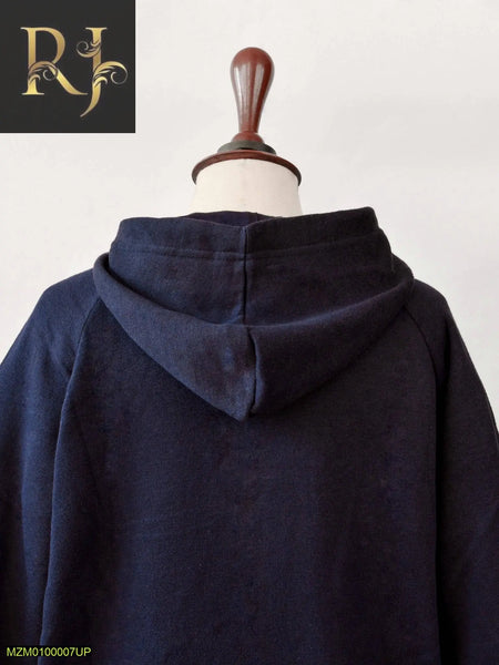 Men Solid Hoodie Dark Blue - RJ Kollection 1999.00  RJ Kollection 