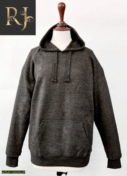 Men Solid Hoodie Grey - RJ Kollection 1999.00  RJ Kollection 