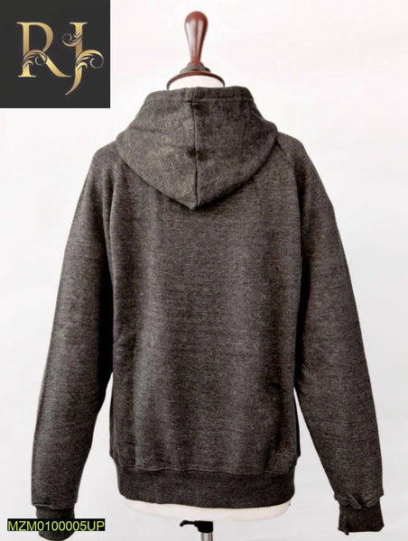 Men Solid Hoodie Grey - RJ Kollection 1999.00  RJ Kollection 