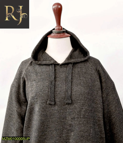 Men Solid Hoodie Grey - RJ Kollection 1999.00  RJ Kollection 