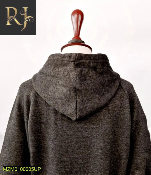 Men Solid Hoodie Grey - RJ Kollection 1999.00  RJ Kollection 