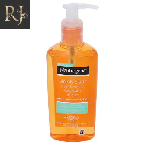 Neutrogena Visibly Clear & Protect Daily Face Wash: Oil-Free, 200ml of Skin-Clarifying Brilliance - RJ Kollection 1499.00  RJ Kollection 