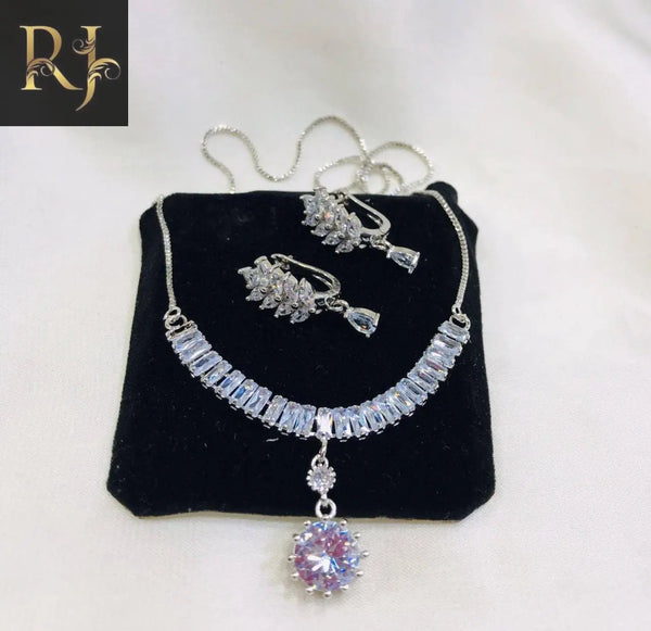 One Carat Zircon Necklace set - RJ Kollection 1499.00  RJ Kollection 