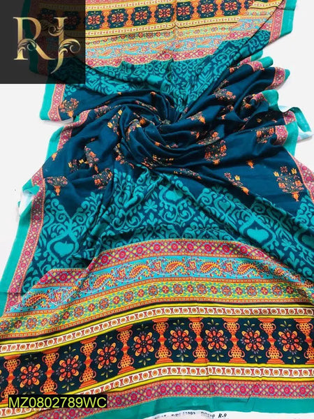 Printed Wool Shawl for Women - RJ Kollection 1999.00  RJ Kollection 