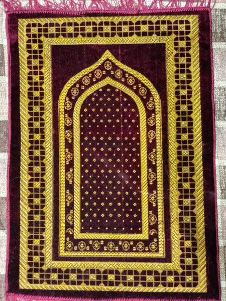 Soft & Comfy Velvet Prayer Mat for a Prayerful State of Mind - RJ Kollection 1399.00  RJ Kollection 