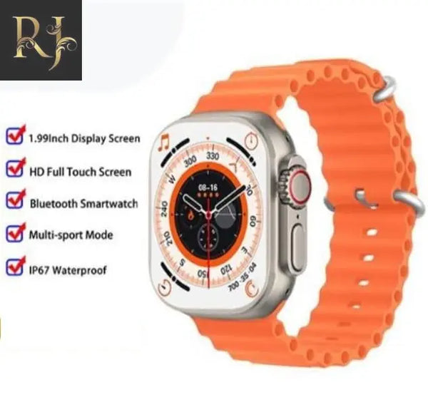 Watch S8 Ultra Latest Bluetooth Calling Series 8 AMOLED High Resolution with All Sports Features & Health Tracker,Wireless Charging Battery, Bluetooth Unisex Smart Watch - RJ Kollection 2499.00 Smart Watch RJ 