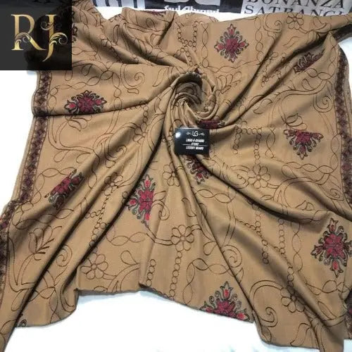 Women's Lawn Embroidery Shawls - Unveil Timeless Elegance and Comfort! - RJ Kollection 2299.00  RJ Kollection 