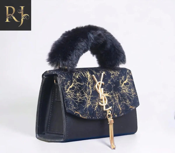 Womens Leather Handle Hand Bag RJ Kollection