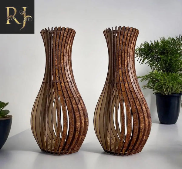 Wooden Flower Vase - RJ Kollection 2000.00  RJ Kollection 