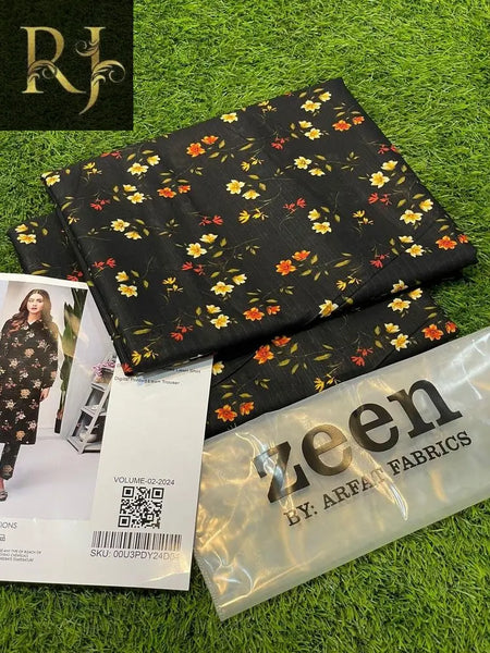 Zeen Brand 2 pcs Unstitched lawn suit RJ Kollection